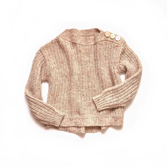 J. Crew Button Detail Chunky Knit Pullover Sweater - Picture 10 of 13